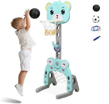 CENTRO DEPORTIVO INFANTIL 3 EN 1 (BASQUET, FUTBOL Y AROS)