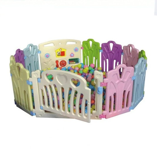 CORRAL DIDACTICO MULTICOLOR CON PUERTA