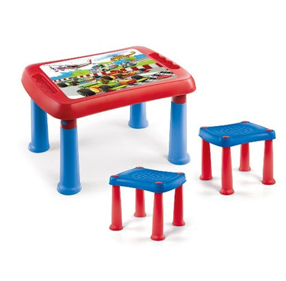 MESA POLINPLAST DECORADA