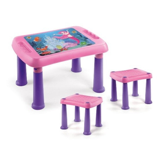 MESA POLINPLAST DECORADA
