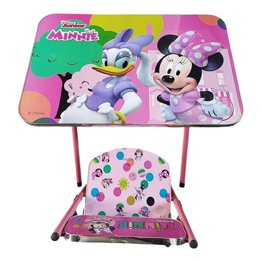 MESA CON LICENCIA Y SILLA PLEGABLE