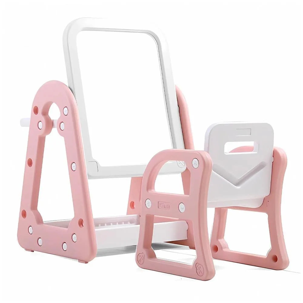 pizarra multifuncional con silla