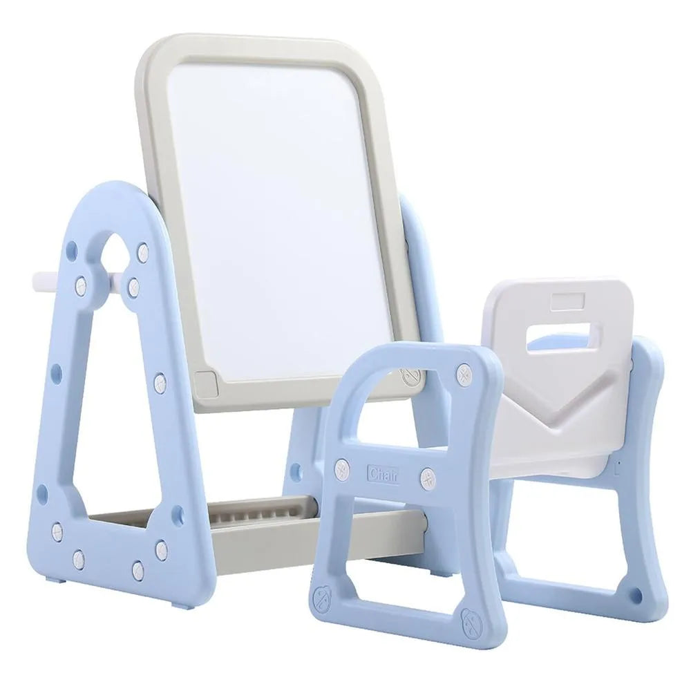 pizarra multifuncional con silla