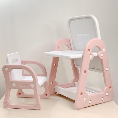 pizarra multifuncional con silla