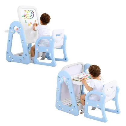 pizarra multifuncional con silla