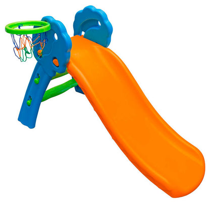 tobogan con cesto de basquet